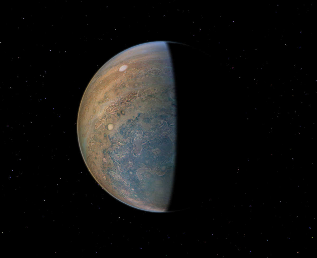 Image: JunoCam image of Jupiter