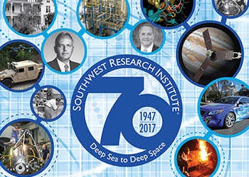 SwRI 70th anniversary poster SwRI 70th anniversary poster
