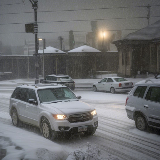Low-angle camera view of scene transformed by SDXL.