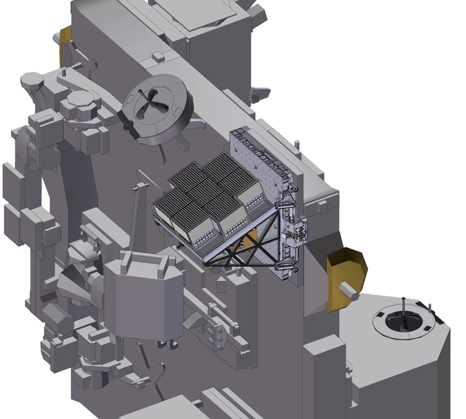 an array of seven independent polarimeter modules