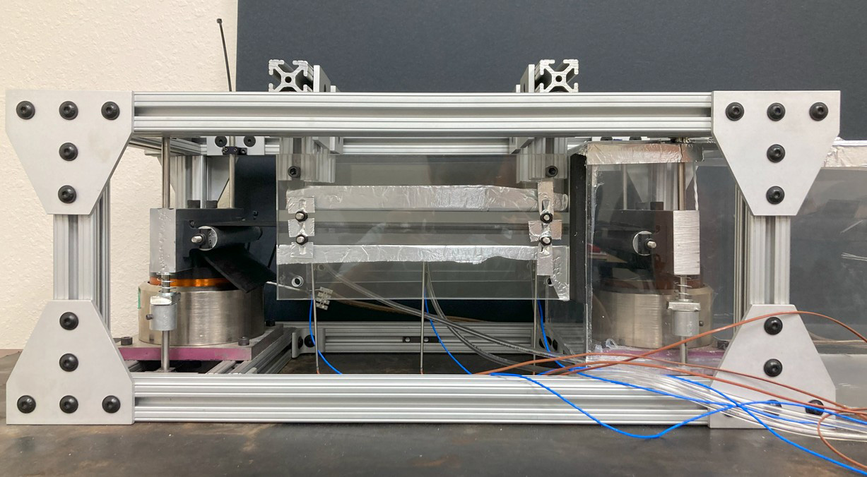 Photo of existing prototype with instrumentation installed