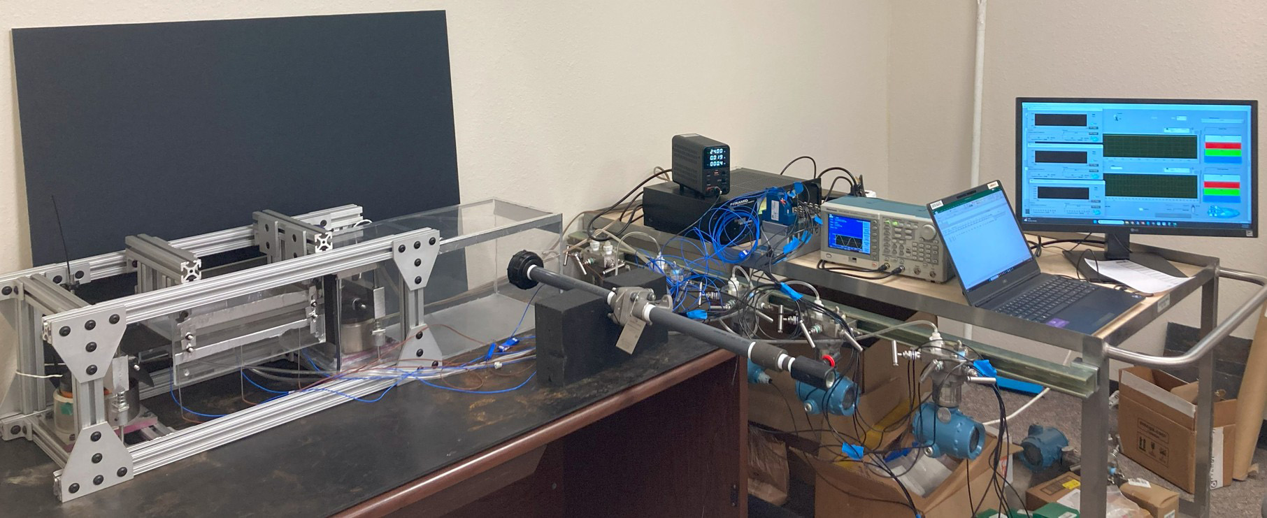 Photo of test set up