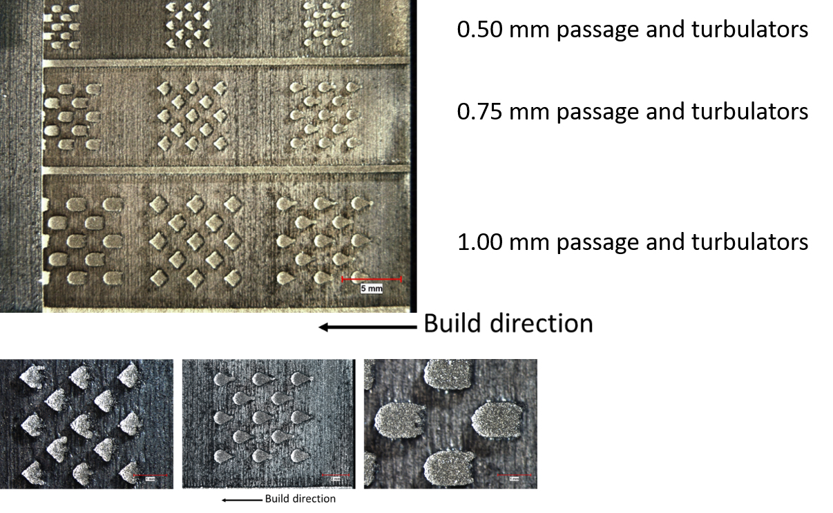 Internal cooling passage features