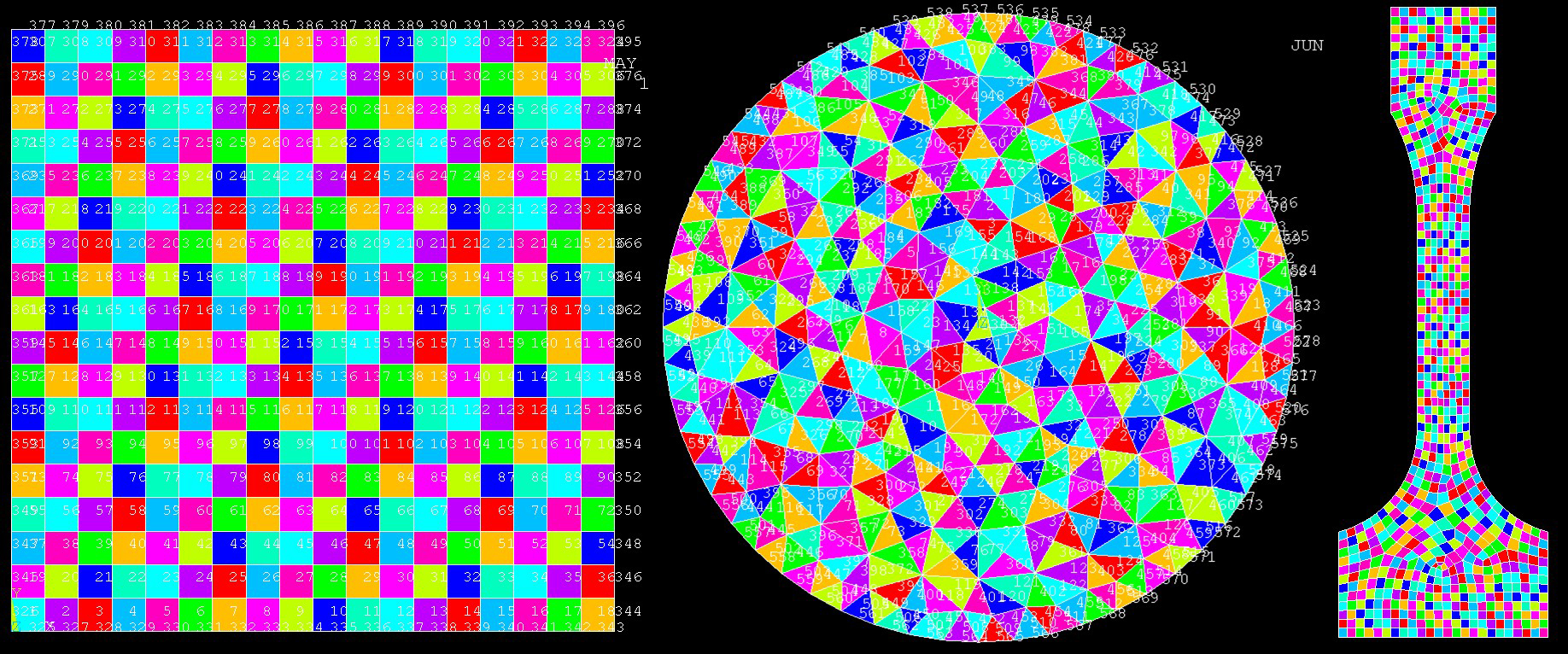 Shapes created using FEA predicted surface temperatures