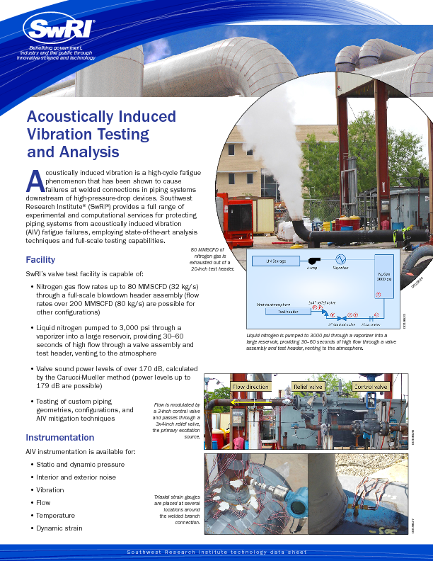 Go to Acoustically Induced Vibration Testing and Analysis flyer