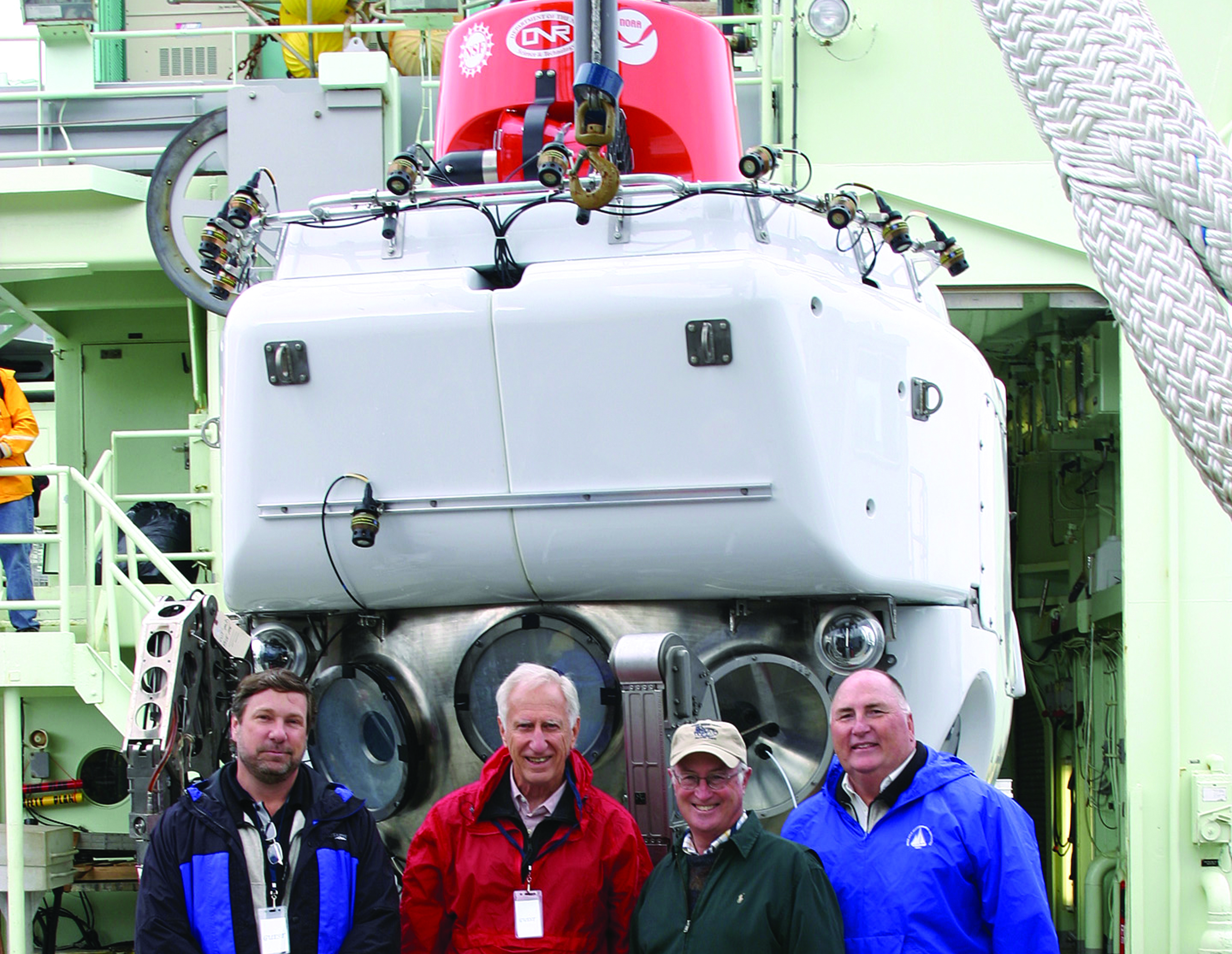 Author, Jerry Henkenner and crew.