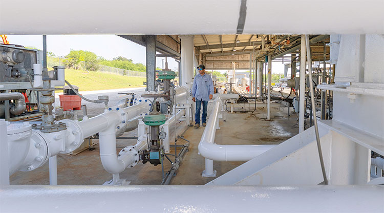 Photo of SwRI's upgraded Metering Research Facility.