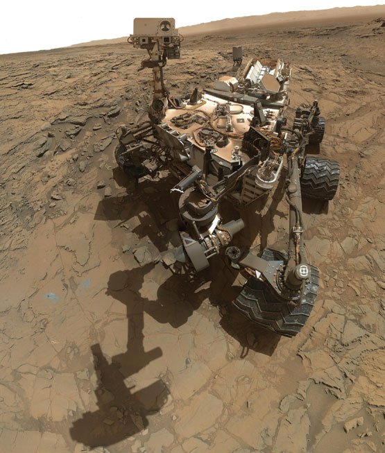 A photo of NASA’s Curiosity rover.