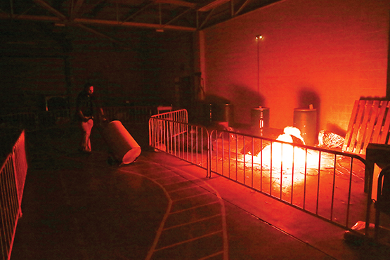 Testing pyrotechnics as a nonlethal deterrent Testing pyrotechnics as a nonlethal deterrent
