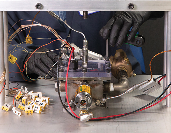 SwRI-developed mini-module.