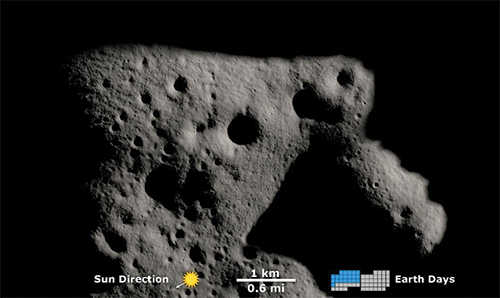 shaded region of the Moon