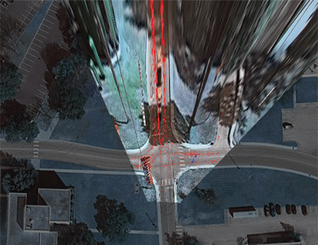 A new “auto-homography” tool automatically assigns a vehicle’s GPS location based on its proximity to a traffic camera, instead of requiring a human to manually match points between a traffic camera and satellite image.