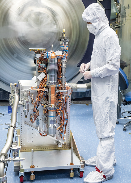 Europa Clipper Mission mas spectrometer instrument.