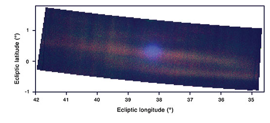 The SwRI-led Europa-UVS instrument captured this composite image of Interstellar comet 3I/ATLAS on Nov. 6, 2025, from aboard NASA’s Europa Clipper spacecraft.