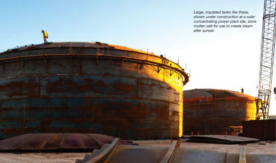 Large insulated tanks