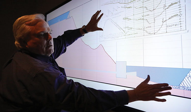 Map of an award-winning modular steel dam to accelerate construction of pumped storage hydropower plants