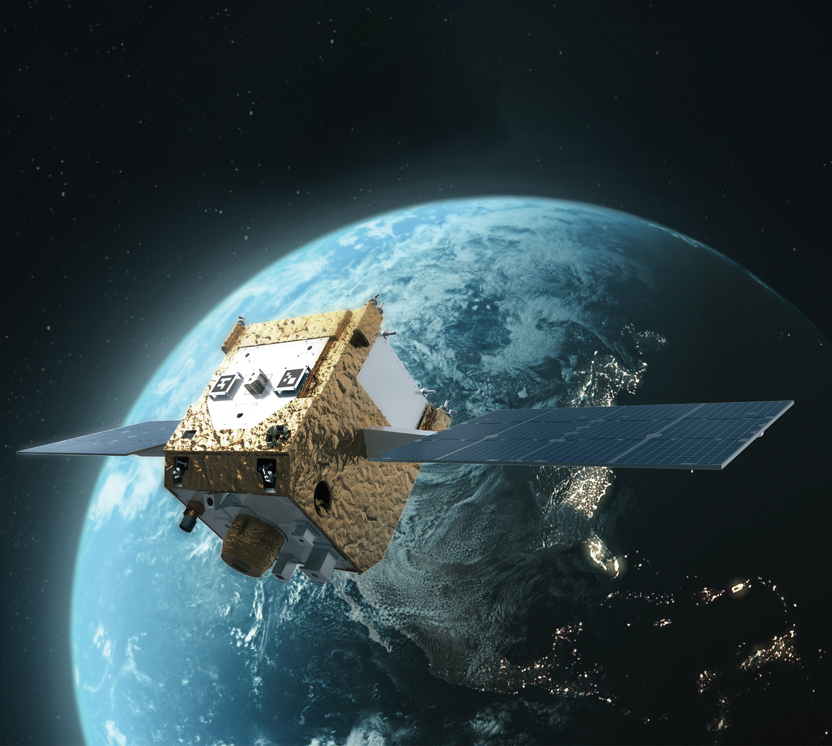 Image of Astroscale U.S. Refueler orbiting the Earth