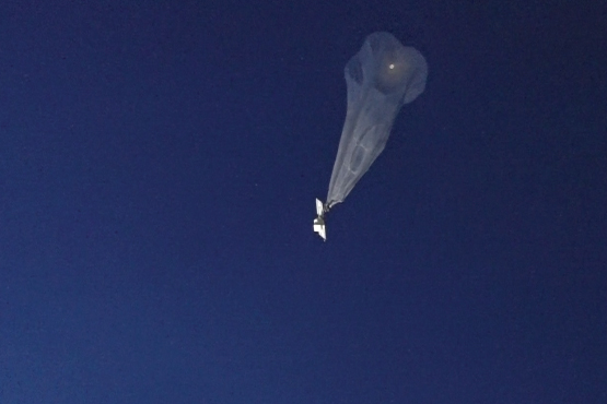 Stratospheric balloon evaluating a digitized radio frequency recording system Stratospheric balloon evaluating a digitized radio frequency recording system