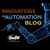 xray of robotic arm with the words Innovations in Automation Blog overlayed