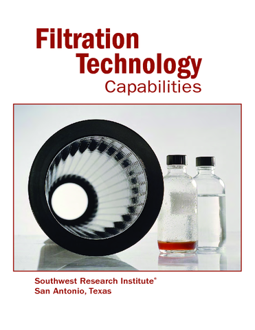 Go to filtration technology capabilities brochure