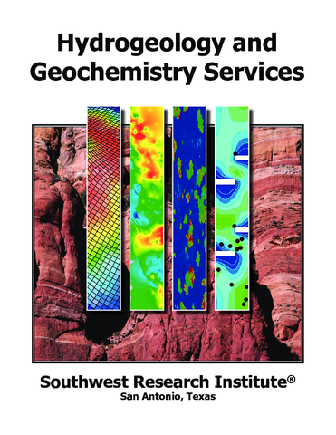 Go to Hydrogeology & Geochemistry Services brochure