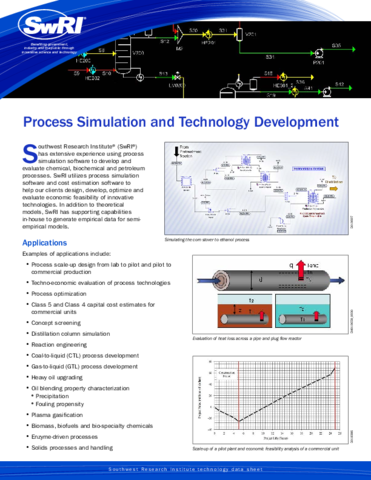 Go to Process Simulation and Technology Development flyer
