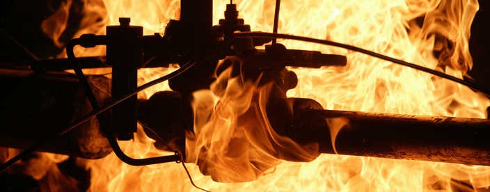 A fire testing of material compatibility and performance