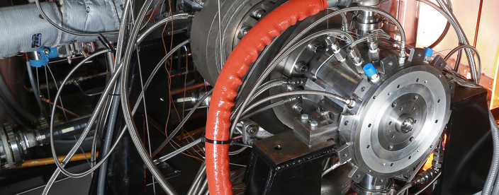 section of a sco2 turbine