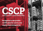 Go to event: Certified Supply Chain Professional (CSCP)