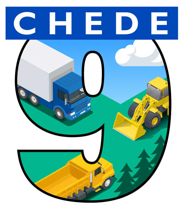 CHEDE-9 logo
