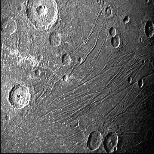 Dark side of Ganymede known as a Galilean Satellite
