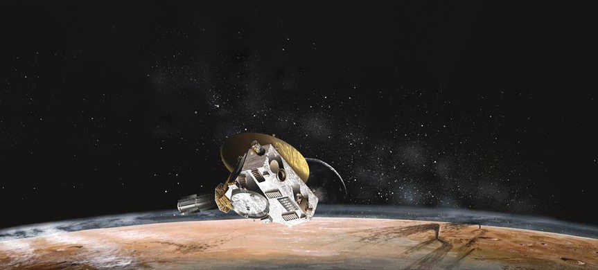 Kuiper Belt space probe New Horizons measuring UV brightness