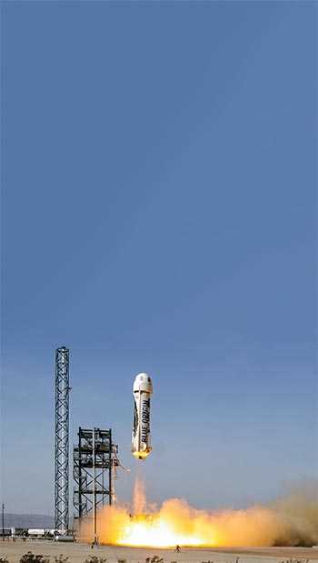 New Shepard launch vehicle