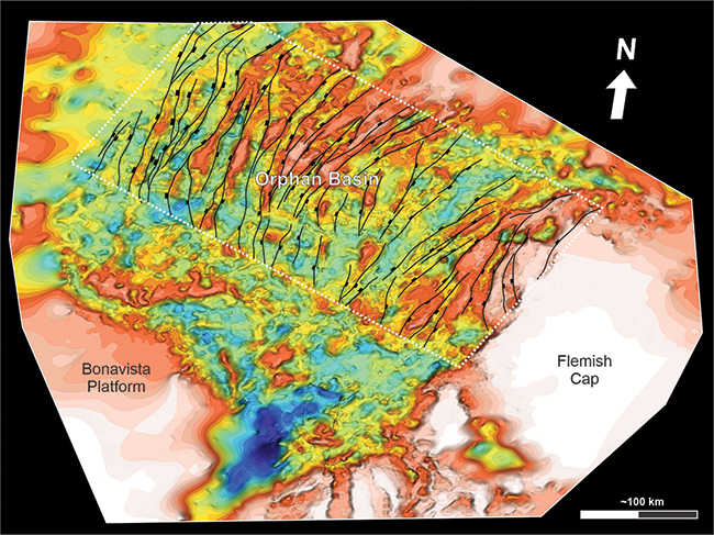 2D & 3D seismic data of Orphan Basin