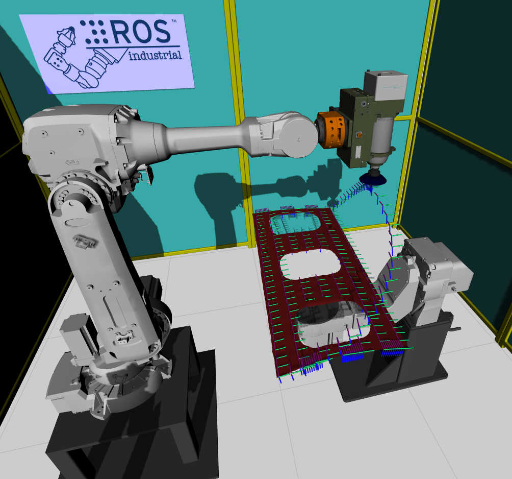 illustration of robotic arm with camera 3D camera attached