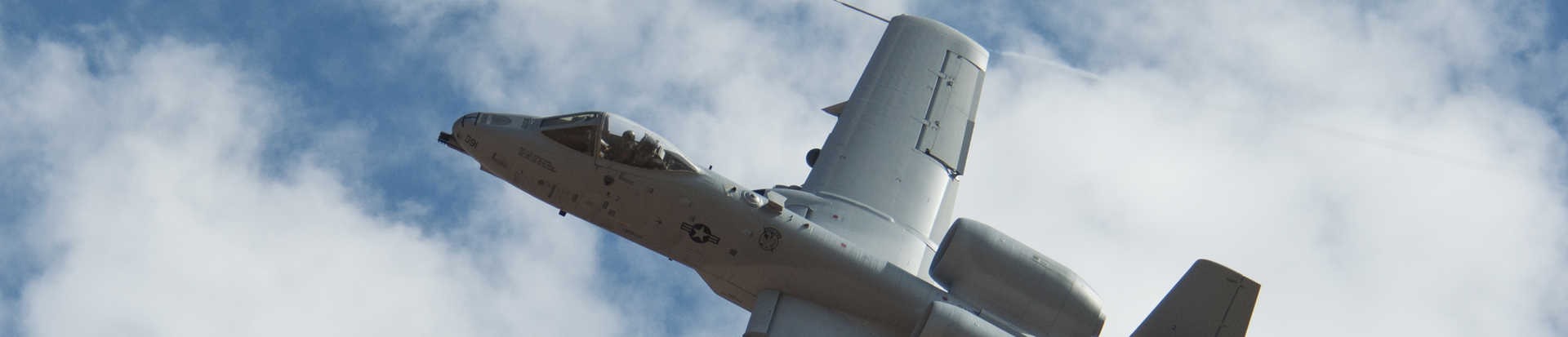 A-10 in flight.
