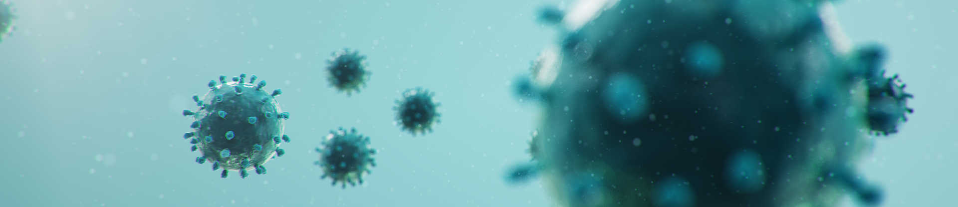 3D illustration outbreak coronavirus concept under the microscope