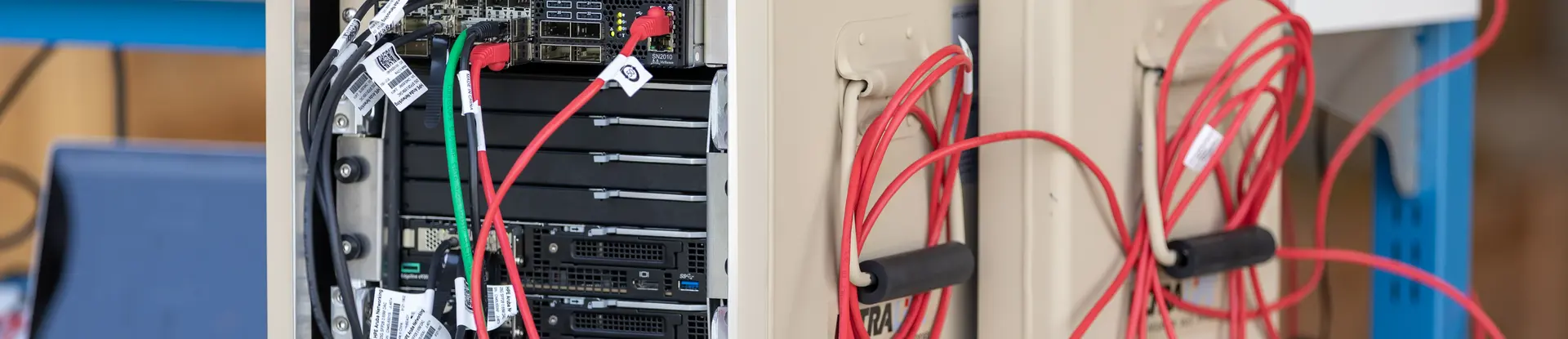 Close up of the HPE 5G Core