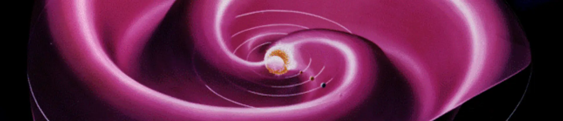 Computer generated heliospheric current sheet image