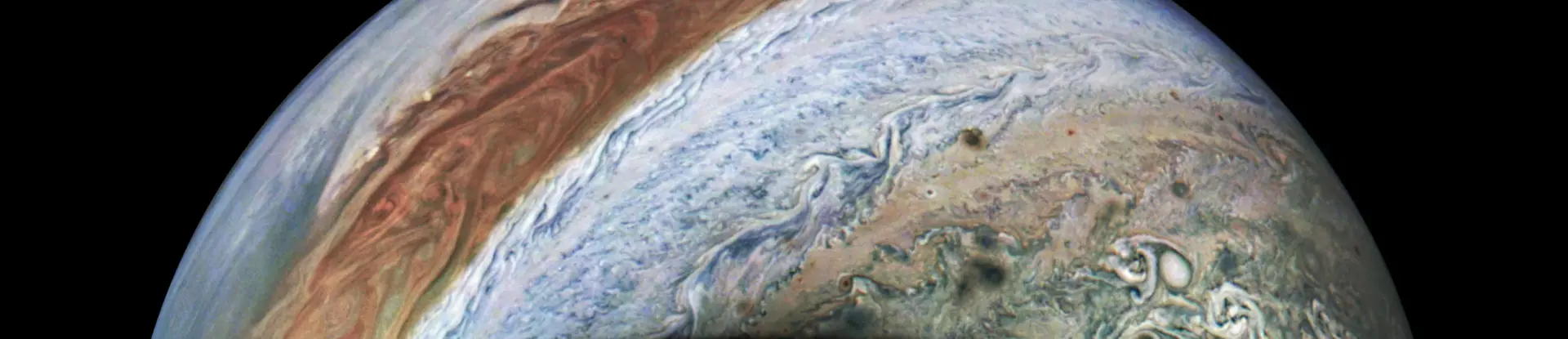 Image of Jupiter against black space
