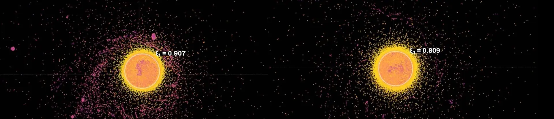 Go to SwRI press release: SwRI-led modeling identifies new scenarios for Moon formation