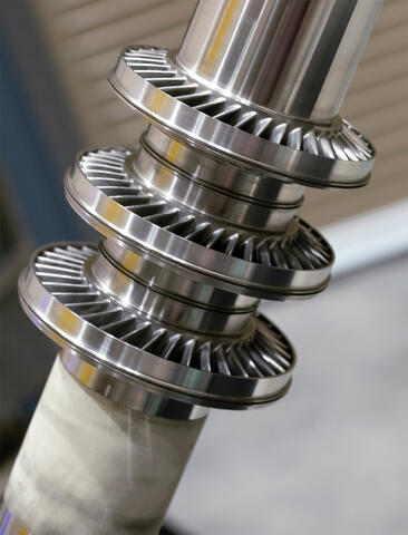 SwRI-designed and manufactured sCO2 turbine