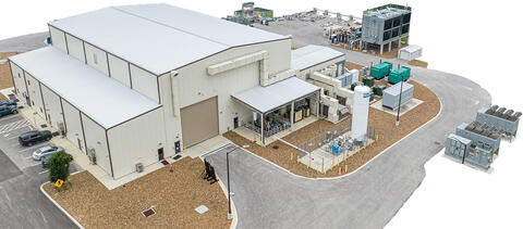 aerial view of Supercritical Transformational Electric Power (STEP) Demo pilot plant
