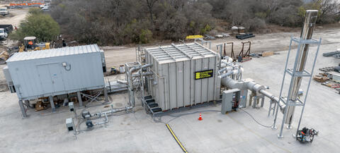 The Joule Hive™ Thermal Battery at SwRI on a dark day