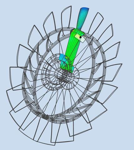 DARWIN user interface, blade view