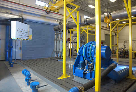 Photo: 7,000 hp engine test cell