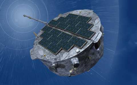 Render of NASA's Interstellar Mapping and Acceleration Probe (IMAP) spacecraft
