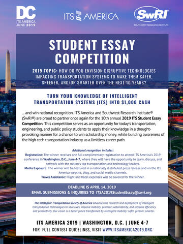 ITS America student essay poster 2019