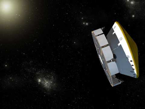 MSL spacecraft on its trip to Mars