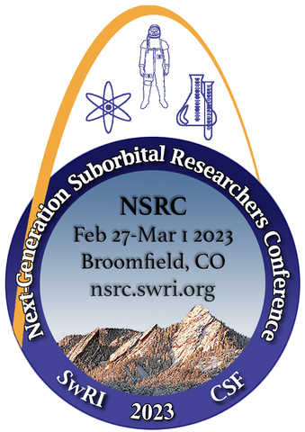 NSRC logo with mountains, astronaut and a chemistry beaker